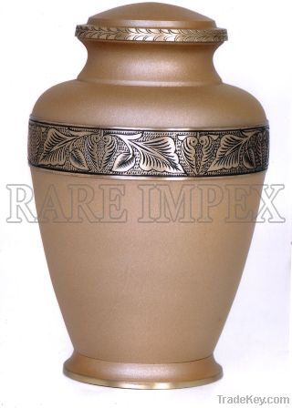 BRASS CREMATION URN