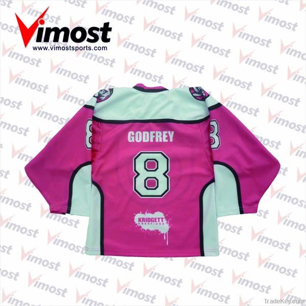 dye-sub ice hockey jersey/100% polyester/custom made