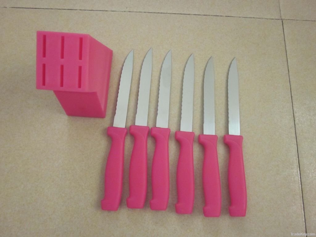 7pcs steak knife set