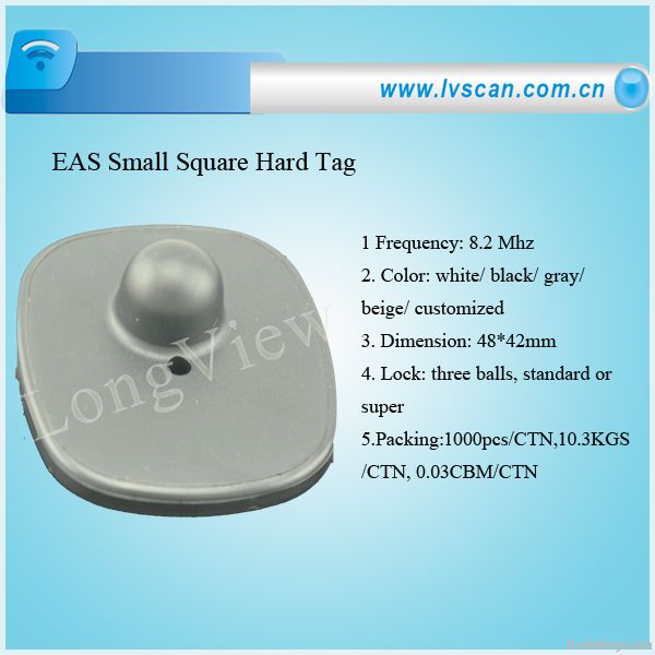 EAS Small Square Hard Tag