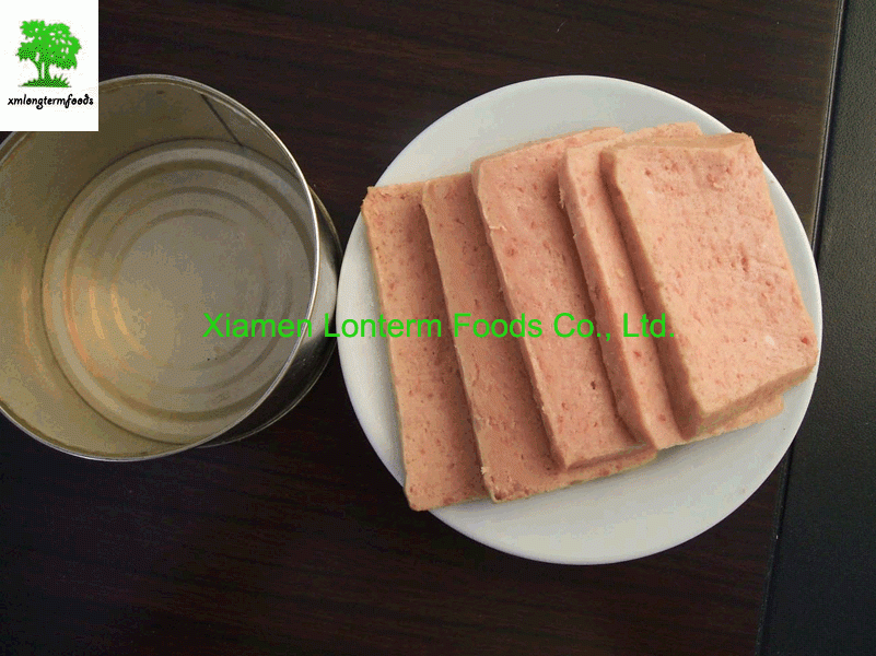 Canned luncheon meat