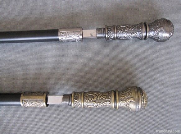 Longquan sword stainless steel walking stick sword Shire skulls stick