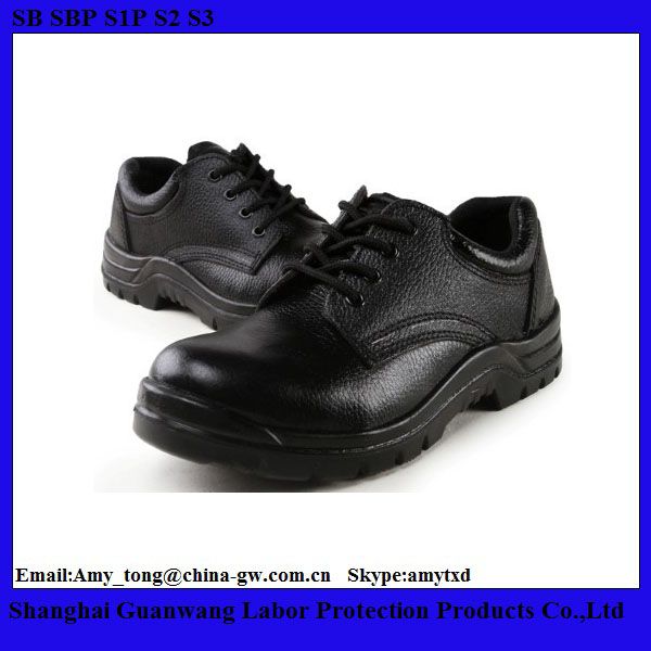 Industrial Leather Safety Shoes With Steel Toe&amp;amp;Plate