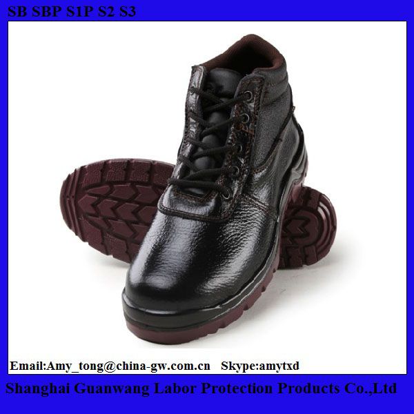 Mid Cut Genuine Leather Safety Shoes&amp;amp;Boots Supplier In China