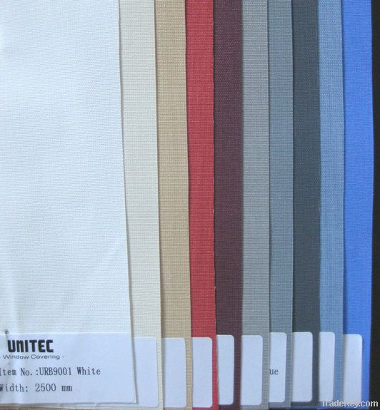 Roller blinds fabrics