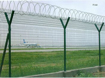 358 anti climb security fence/prison wire mesh fence of 76.2x12.7mm