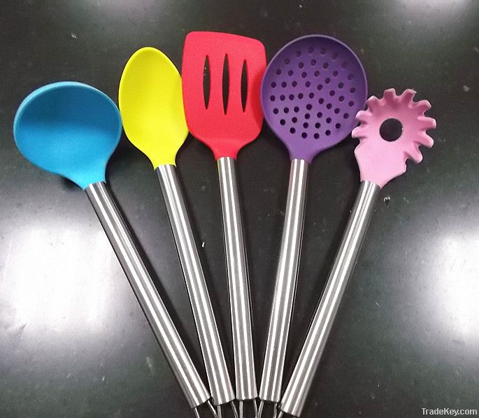 5pcs silicone cooking tool set