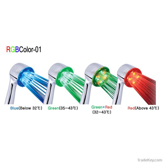 LED SHOWER HEAD MADE IN KOREA