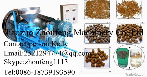 Floating fish pellet machine