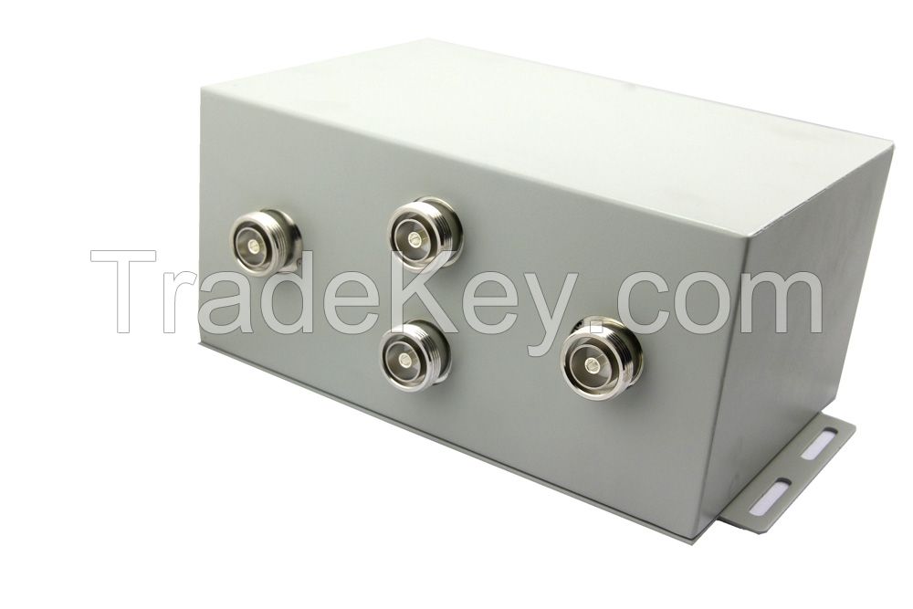 4*4 Hybrid Coupler (800-2500/800-2700/698-2700MHz, 200/200W, N/DIN, Micro-strip)