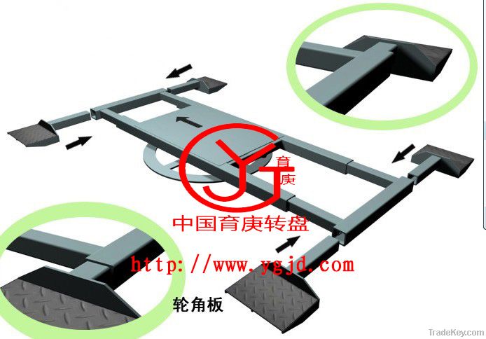 Simple Revolving Car Turntable