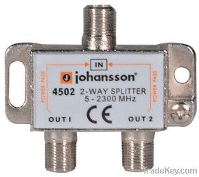 johansson 2 way satellite splitter