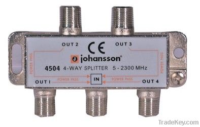 4 way &amp; 5-2300 MHz TV Satellite Splitters