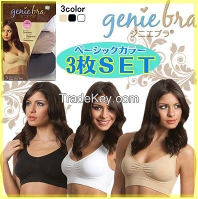 As Seen On TV Classical Color Pastel Sexy Pads Push Up Genie Bra Sports Bra