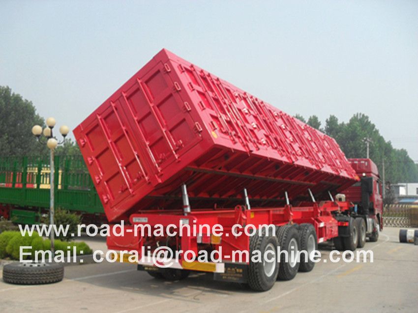 CHINA BRAND NEW/UTILITY SEMI-TRAILER/ SIDE DUMPER TRUCK TRAILER