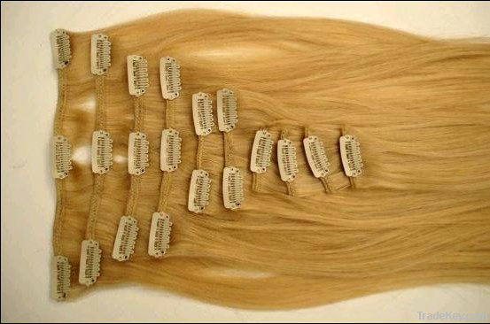 Premium Grade clips in hair extension--ex-factory price