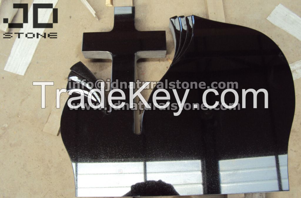 Black Headstone/ Shanxi Black Gravestone/ Shanxi Black Monuments Tombstone