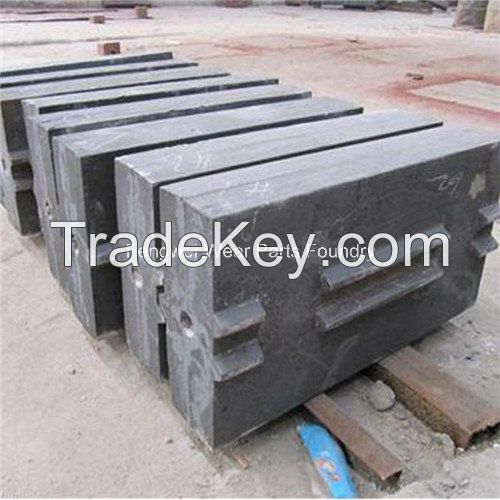 Impact Crusher High Chrome Iron Casting Blow Bar, Lining Plate