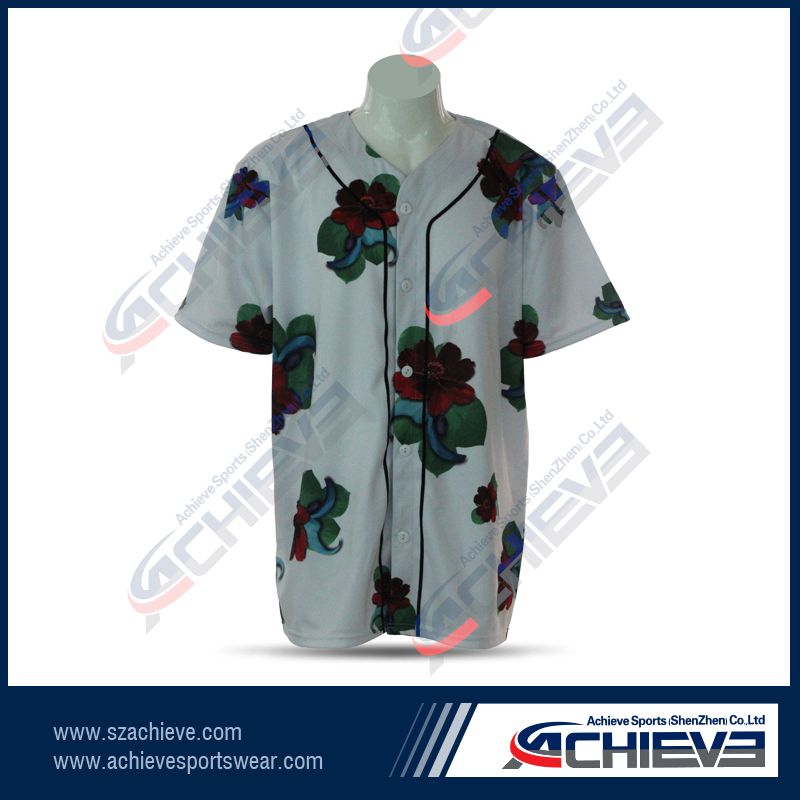 sublimation  team baseball uniform