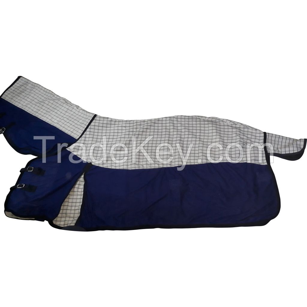 Turnout waterproof summer combo horse rugs sky blue 150-300g filling