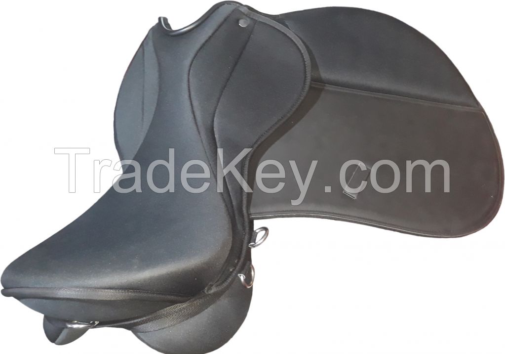 Genuine imported synthetic status horse saddle with rust proof fitting 