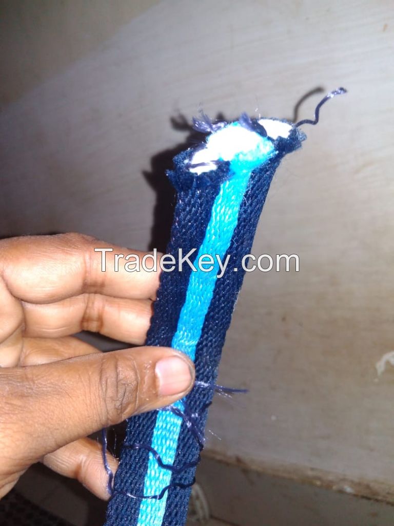 Genuine imported cotton Blue lounging lead 6 meter long with rust proof Brass fitting