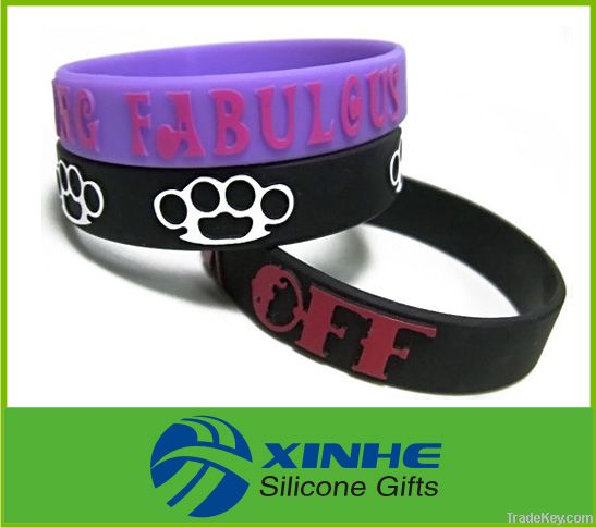 2013 Good looking silicone rubber bracelet