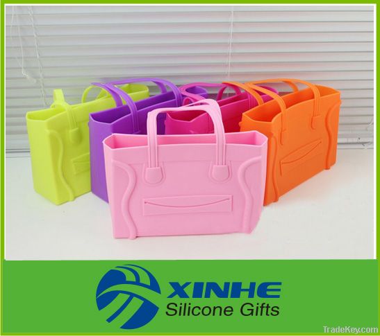 Fashion design silicone bag for lady