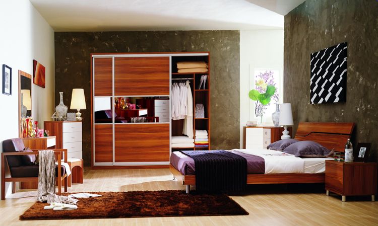 Roose wood bedroom furniture wardrobe