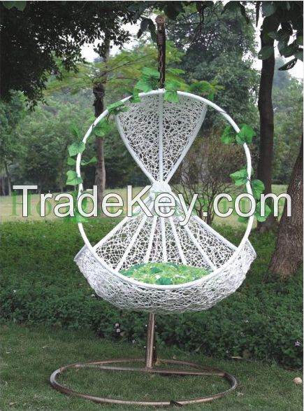 Outdoor White Rattan Wicker Hammocks