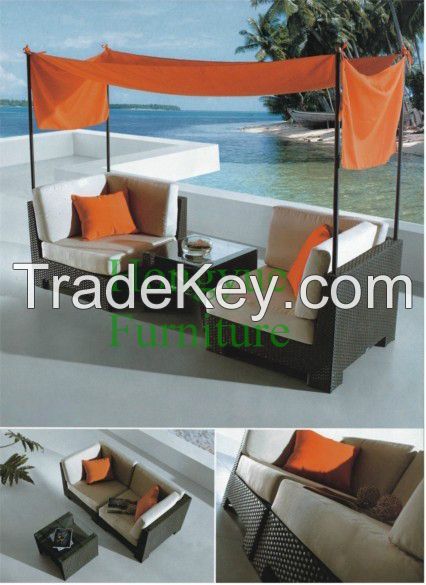 Garden Rattan Sofa Set Furniture Supplier