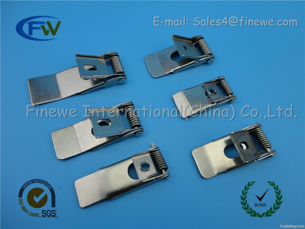 Nickel downlight flat metal clip, lightning clip spring for LED hardwar