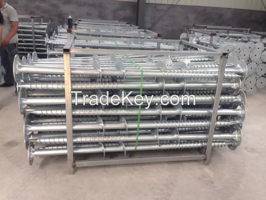 high dip galvanized ground screw 