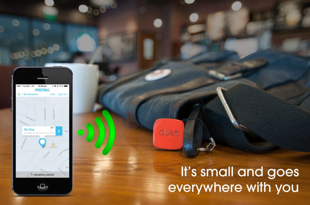 DUET: smart tag that prevents lost of phone