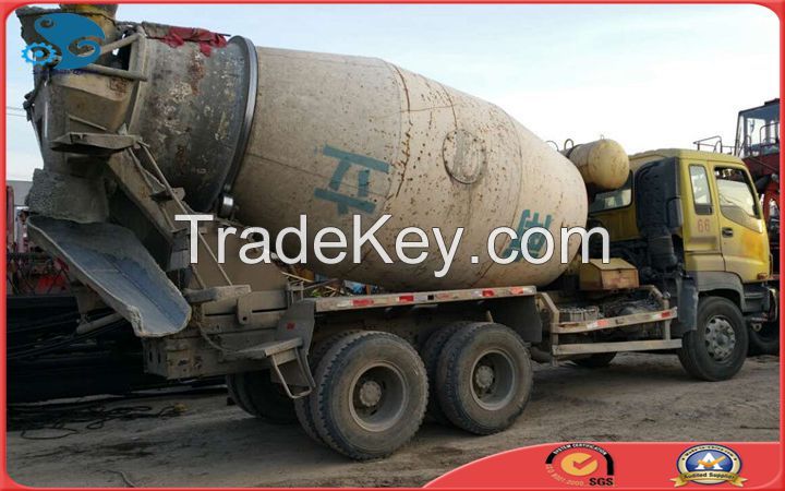 9CBM, 350HP Japan-made USED IUSZU Mixer Truck for Heavy Construction