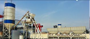 HZS25/HZS40/HZS50/75/100 concrete mixing plant(SKIP TYPE)