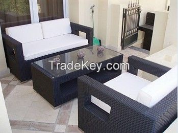 Outdoor furniture garden rattan sofa set 