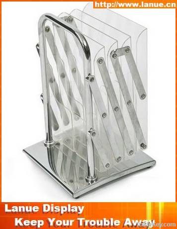 A4 clear acrylic brochure holder