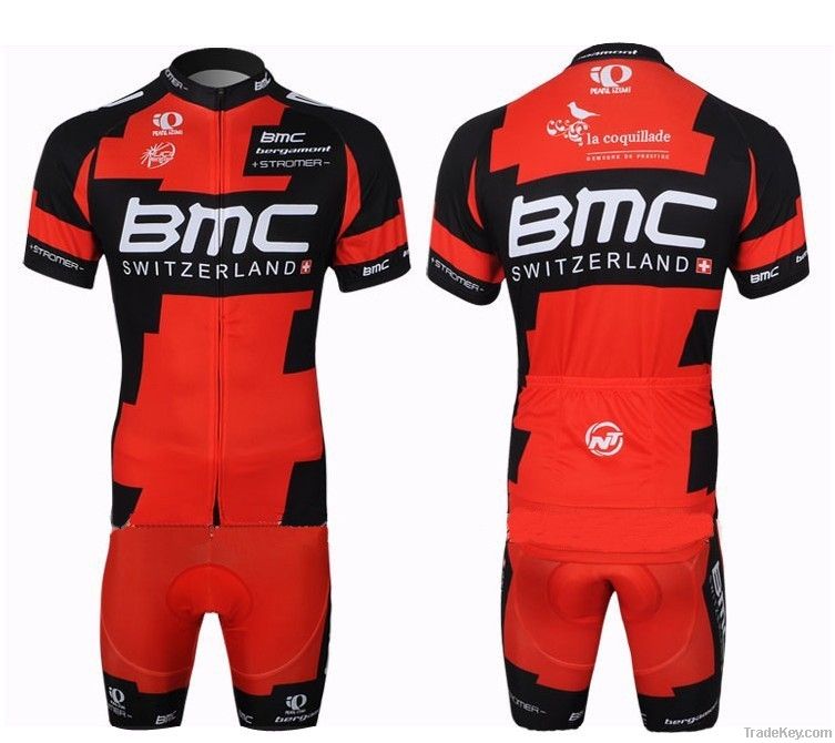 sublimated bike cycling jersey with 100%polyester