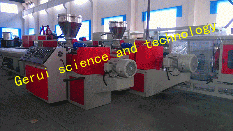 plastic water supply pipe making machine