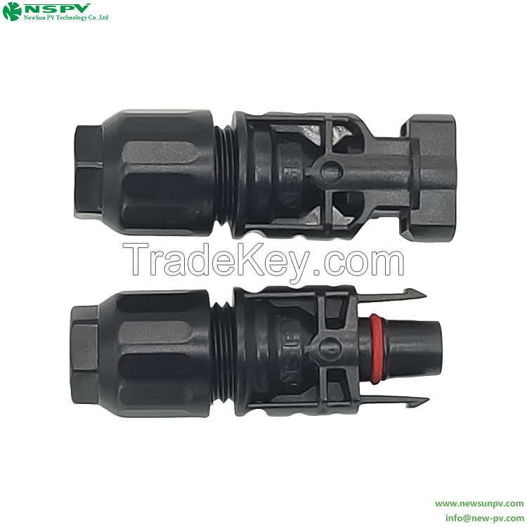 1000VDC PV 3.0 Solar Cable Joint Connector With Buckle Type For Photovoltaic System