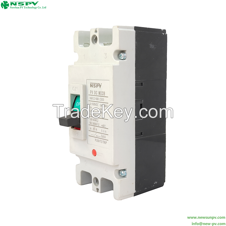 Moulded Case Circuit Breaker 2P MCCB IEC 60947-2 Molded Case Circuit Breaker