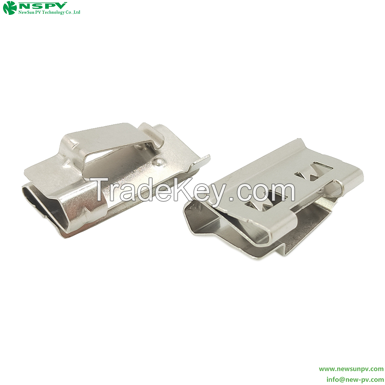 Solar Cable Management Clip Solar PV Wire Fastener Clips Stainless Steel Clips