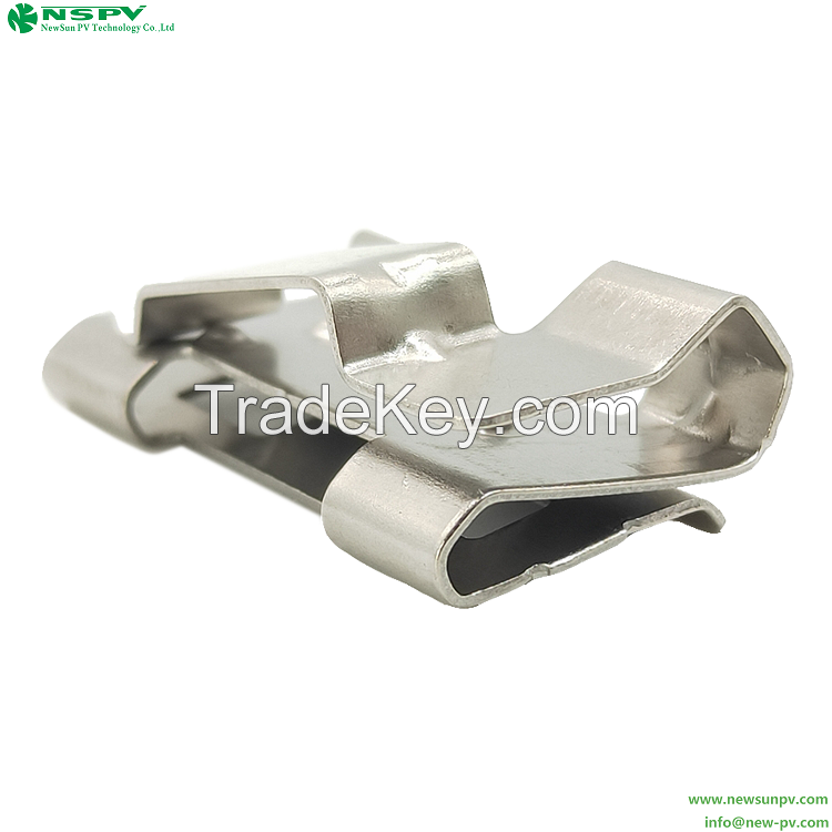 Solar Cable Management Clip Solar PV Wire Fastener Clips Stainless Steel Clips