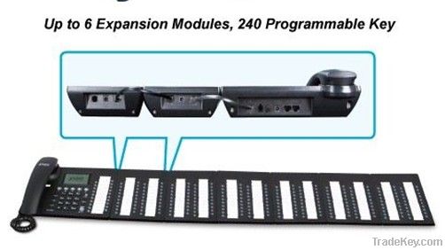 IP652 Cutting-Edge Multiple Functional PoE VPN voip phone