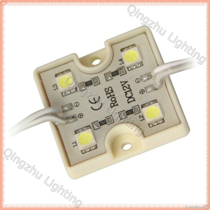 DC12V outdoor waterproof square 4leds  christmas led lights