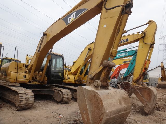 Used caterpillar crawler excavator