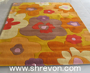 Hand Tufted Acrylic Area Rug