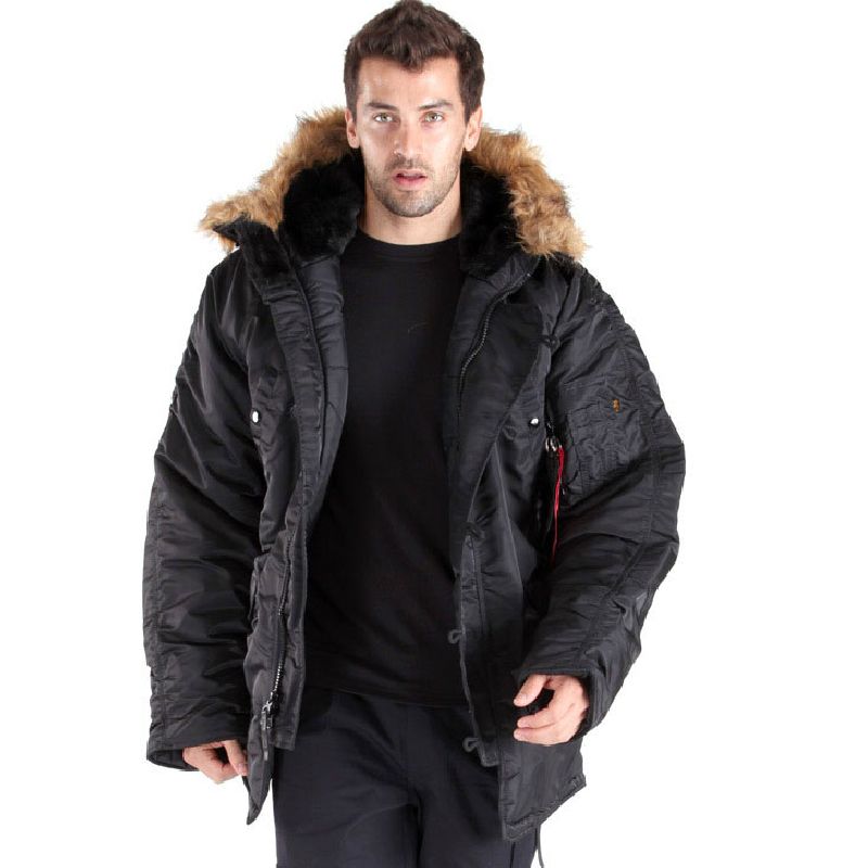 Seibertron Industries N-3B Parka Men's Winter Outdoor Parka Military Windbreaker parka