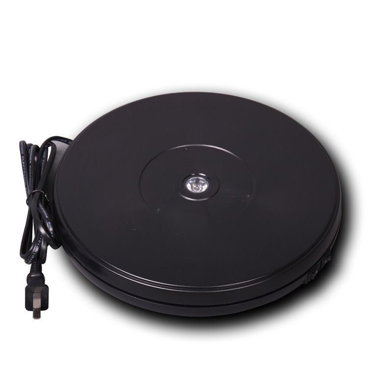 10inch electric LED rotating display turntable stage for artworks